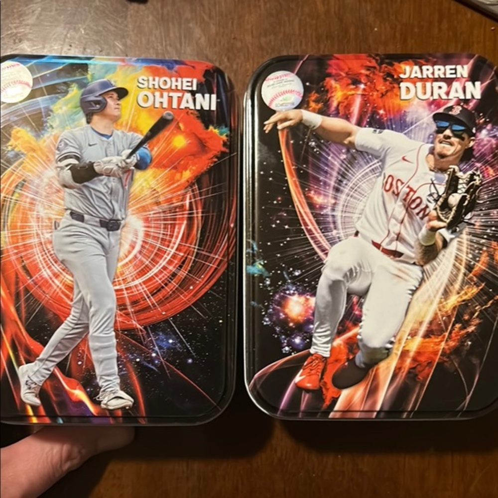 Shohei Ohtani & Jarren Duran Storage Tins(empty) YOU GET BOTH!!